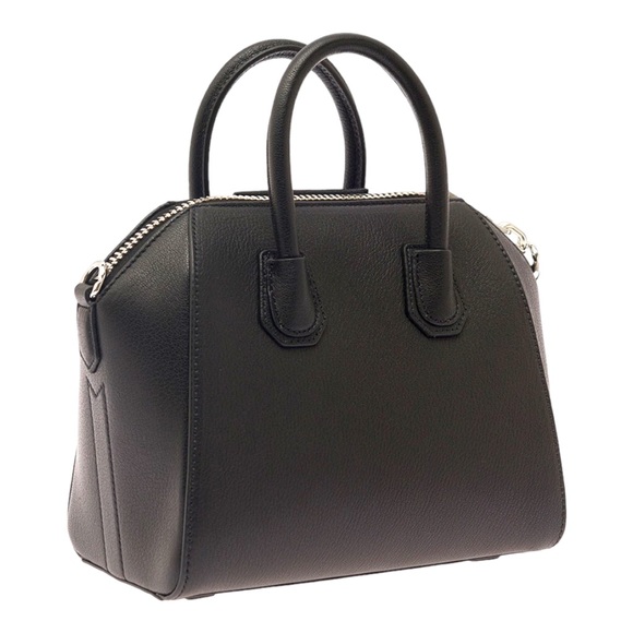 👜 🆕 Givenchy Antigona Mini Grained Leather Bag in color Black - Picture 3 of 11